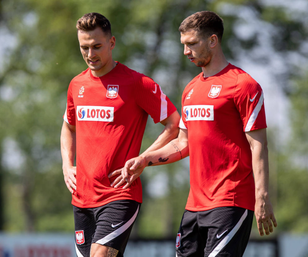 Arkadiusz Milik i Jakub Świerczok