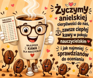 Zabawna kartka z okazji Dnia Nauczyciela