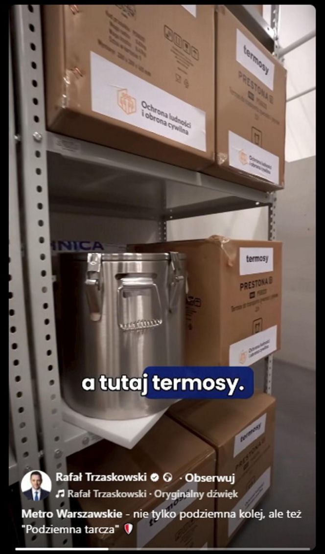 Schron powstaje w metrze. Tysiące łóżek, koców i śpiworów!