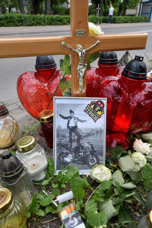 Karolina zginęła na motocyklu