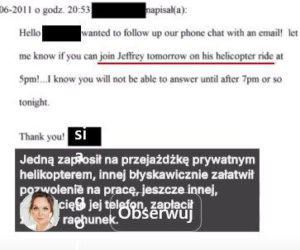 Epstein, Weinstein i polska modelka. Szokujące powiązania w ujawnionych aktach