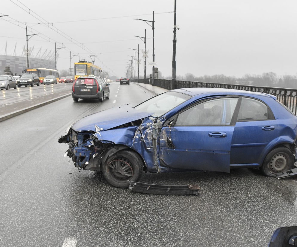 Wypadek na moście Poniatowskiego