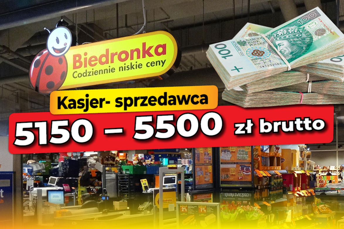 Zarobki w Biedronce