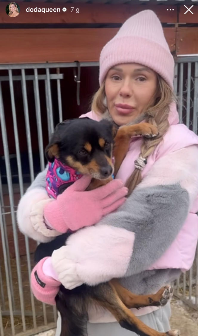 Doda ratuje psy przed mrozem