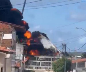 Spłonął 30-metrowy pomnik Matki Bożej Fatimskiej