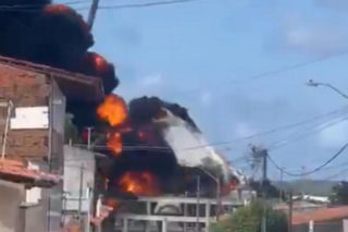 Spłonął 30-metrowy pomnik Matki Bożej Fatimskiej