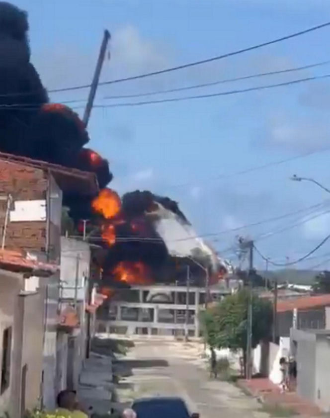 Spłonął 30-metrowy pomnik Matki Bożej Fatimskiej