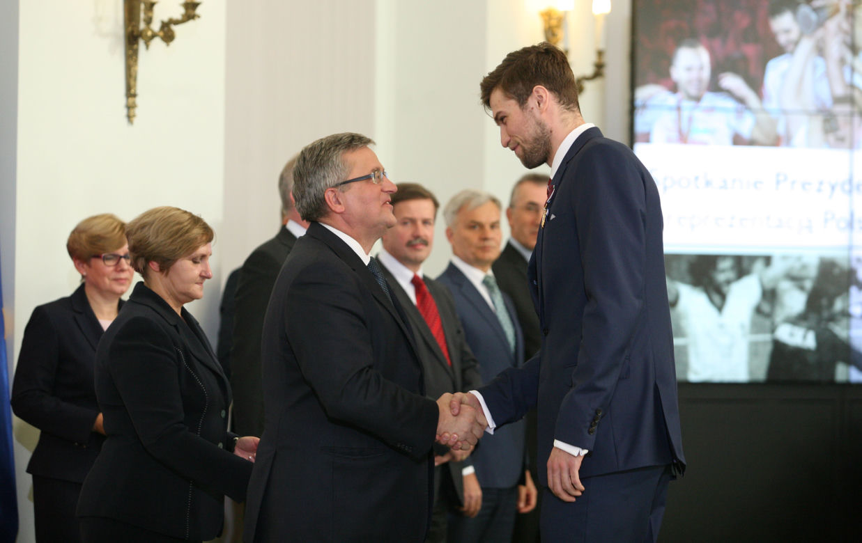 Siatkarze u prezydenta