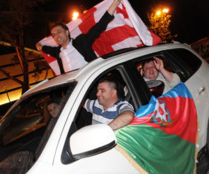 Azerbejdżan wygrał Eurowizję, Azerowie świętowali na ulicach ZDJĘCIA