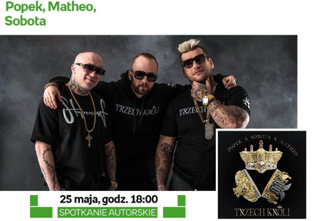 Popek, Sobota i Matheo - Trzech Króli w Empiku! Kiedy?