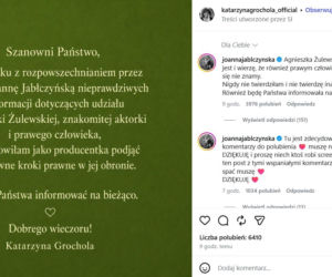 Katarzyna Grochola grozi sądem, a Joanna Jabłczyńska odpowiada