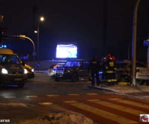 Wypadek z udziałem radiowozu w Rzeszowie