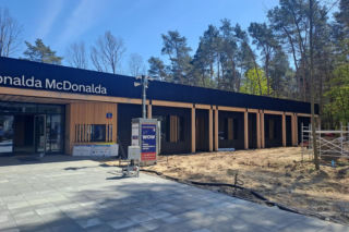 Trzeci Dom Ronalda McDonalda w Polsce. To jeden z pierwszych tego typu budynków w kraju, który powstał całkowicie w technologii CLT