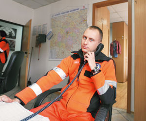 Przyjął poród przez telefon