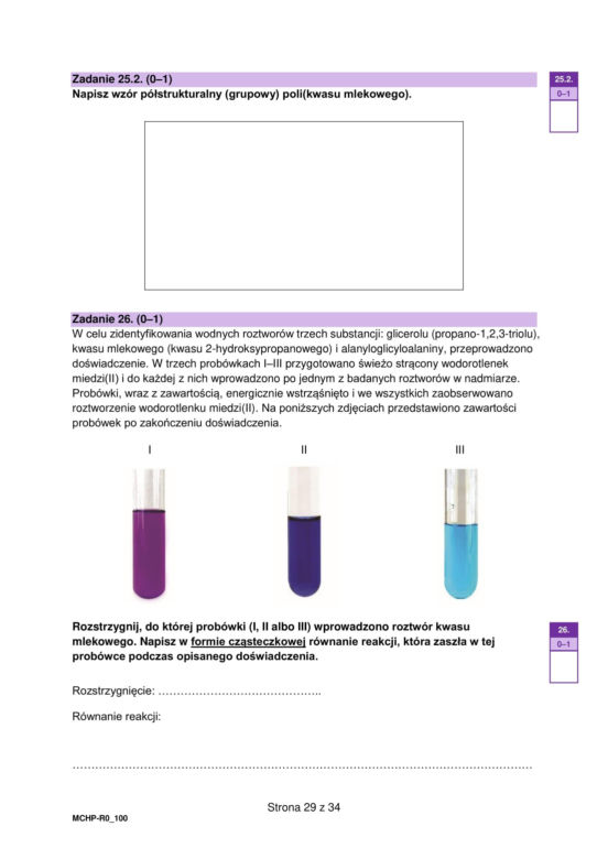 Matura 2025 chemia rozszerzona - arkusz CKE 16.05.2025 - Formuła 2023
