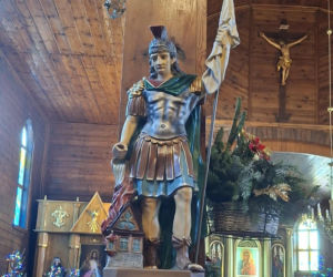 Parszów. Drewniany kościół pw. Zesłania Ducha Świętego