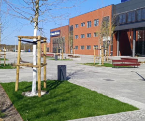 Przed halą Enea Arena powstaje Aleja Szczecińskich Olimpijczyków