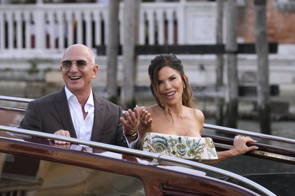 Jeff Bezos i Lauren Sanchez Bezos - ślub