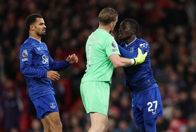 Awantura w meczu Man Utd - Everton