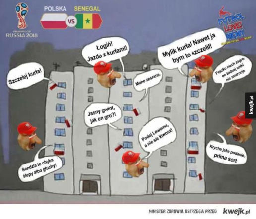Polska - Senegal 2018: MEMY. Zabawne obrazki z MŚ 2018