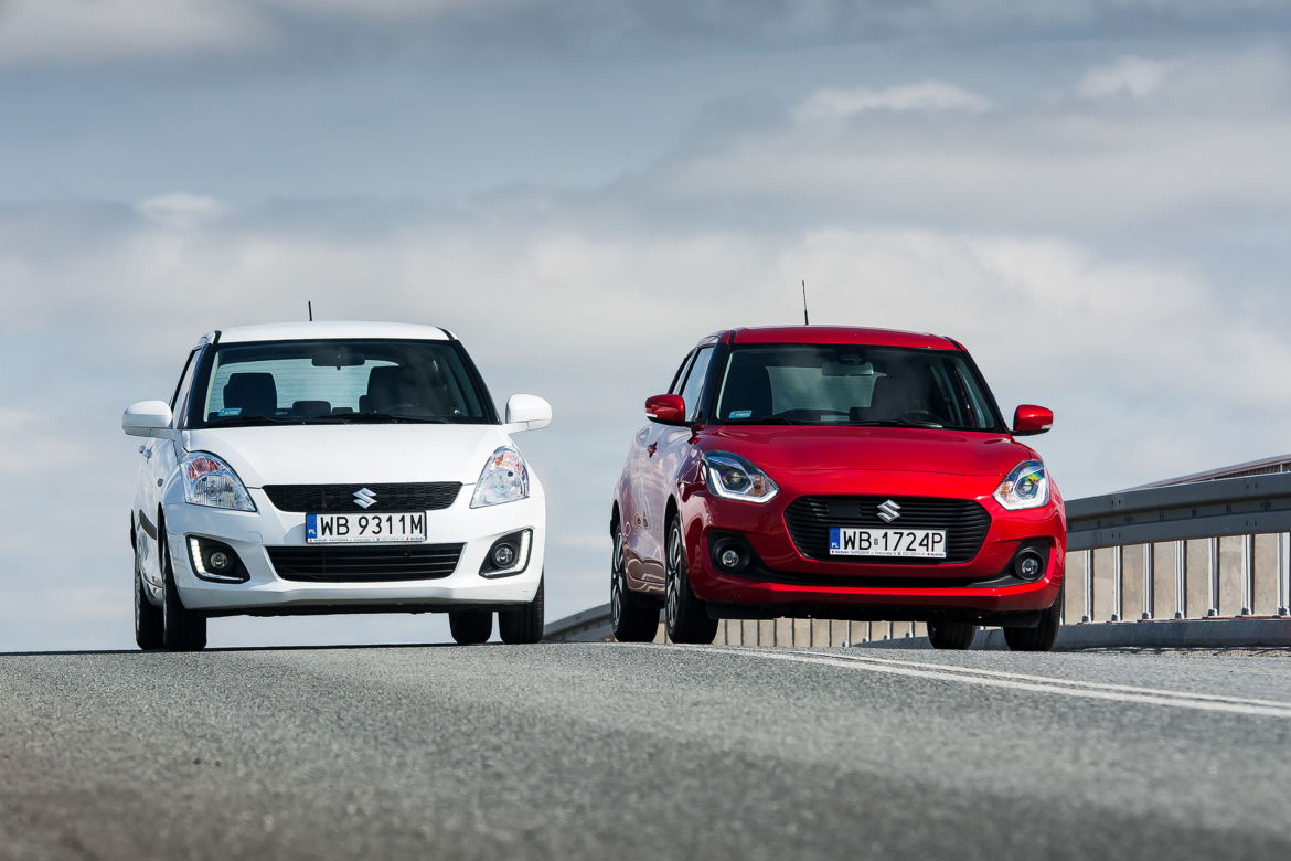 Dwie generacje Suzuki Swift