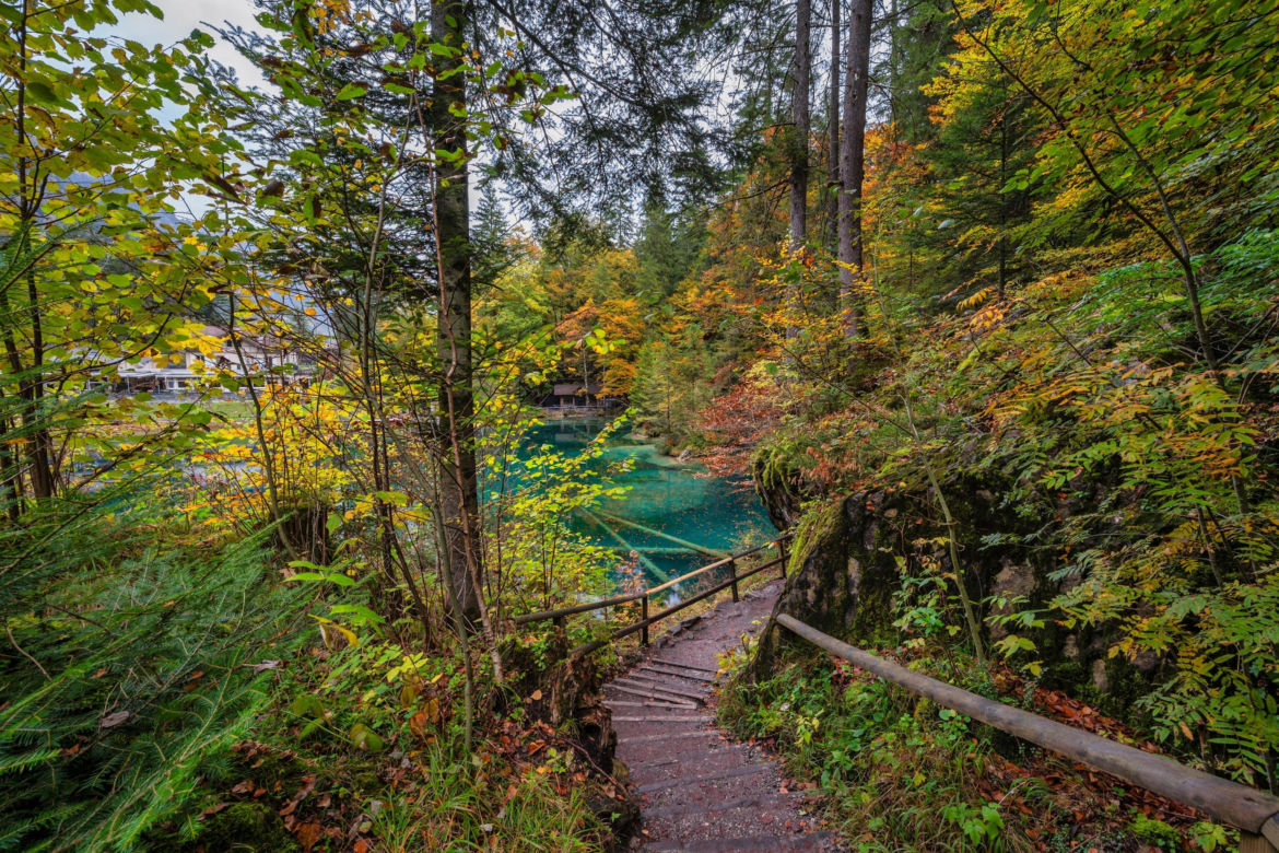Blausee Jezioro w Szwajcarii