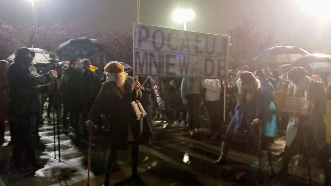 Protest kobiet w Szczecinie - 30.10.2020