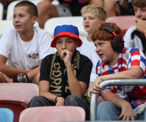 Górnik Zabrze - AS Monaco: Zdjęcia kibiców i zawodników z meczu eliminacji Ligi Konferencji
