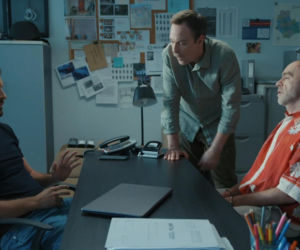 Barwy szczęścia odc. 3272. Marcin Kodur (Oskar Stoczyński), Bazylow (Andrzej Szeremeta), Majak (Łukasz Borkowski)