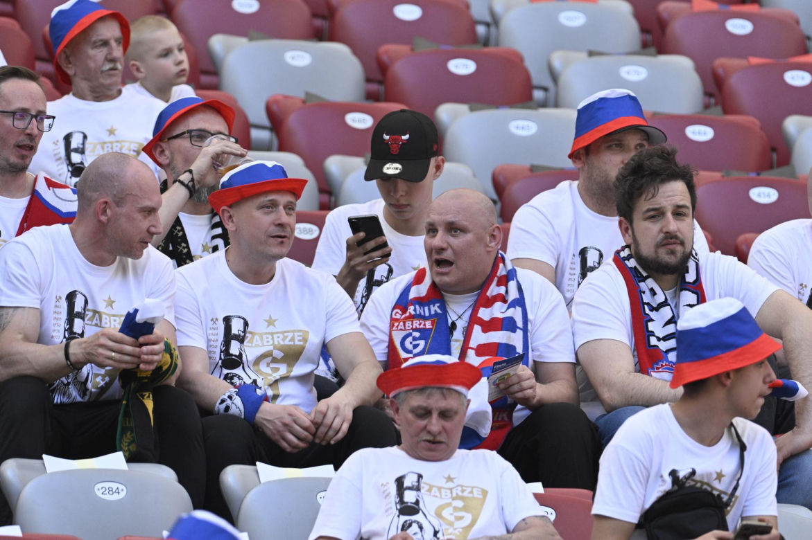 Kibice na finale Pucharu Polski: Górnik - Raków