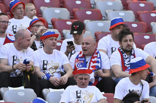 Kibice na finale Pucharu Polski: Górnik - Raków