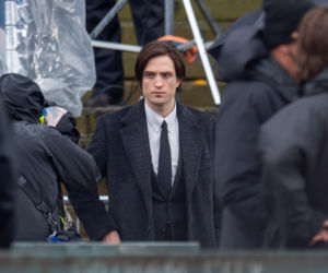Robert Pattinson na planie The Batman w Liverpoolu