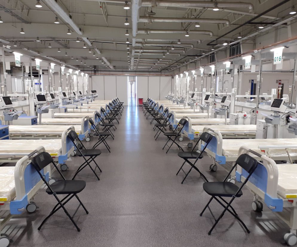 Szpital tymczasowy w Lublinie przyjął pierwszego pacjenta