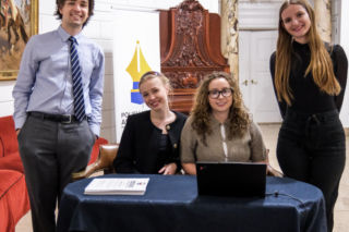 Spotkanie Polskiego Stowarzyszenia Młodzieży w Fundacji Kościuszkowskiej