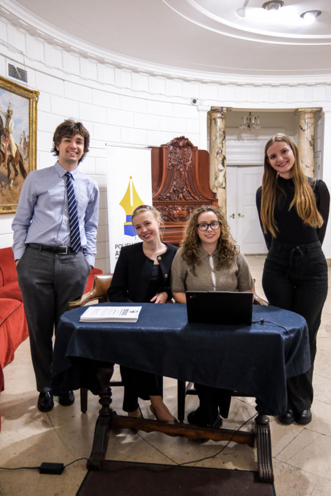 Spotkanie Polskiego Stowarzyszenia Młodzieży w Fundacji Kościuszkowskiej