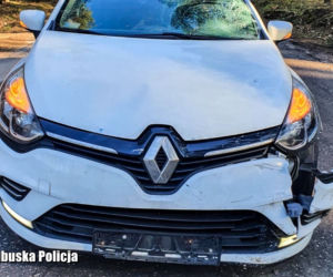 Wypadek z udziałem motorowerzysty pod Drezdenkiem