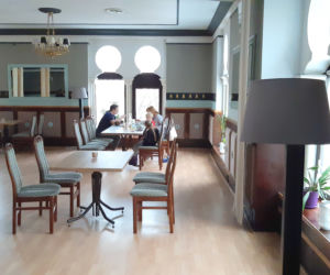 Restauracja zamieniła się w studio telewizyjne