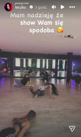 Steczkowska na próbach przed Opolem