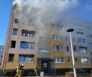 Biegły ustali przyczyny pożaru w bloku w Kościanie. Nie wszyscy lokatorzy wrócą do swoich mieszkań