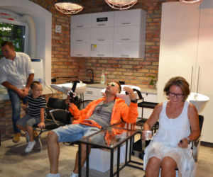 Eska Summer City na otwarciu salony fryzjerskiego Hryszko Academy