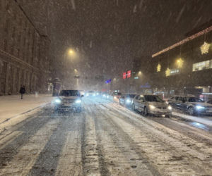 Śnieżny armagedon w Warszawie