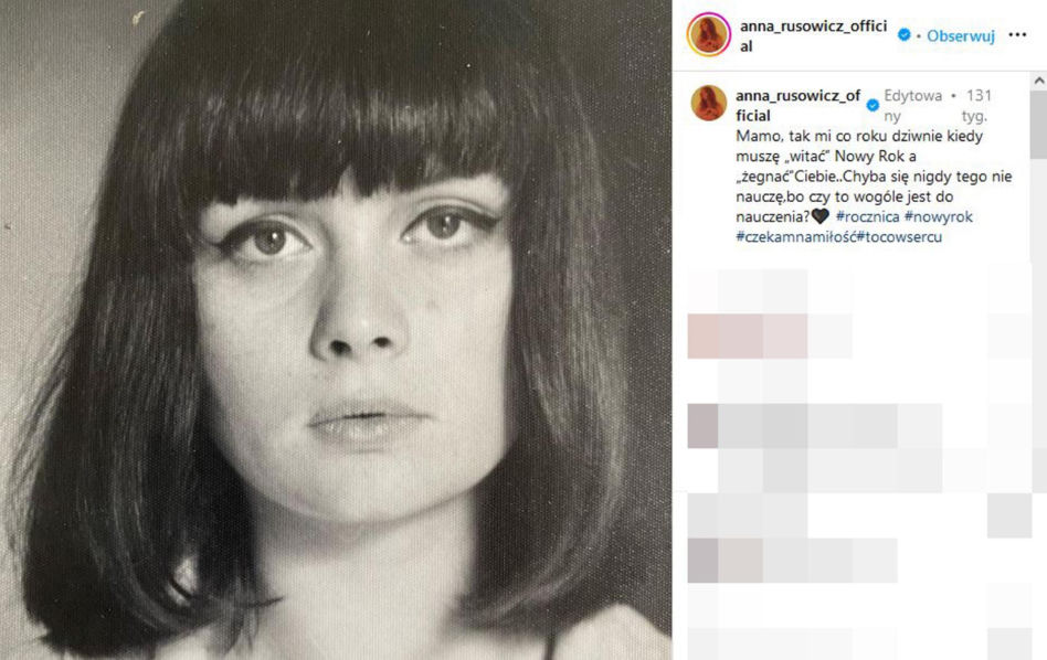 Ania Rusowicz poszła w ślady słynnej mamy