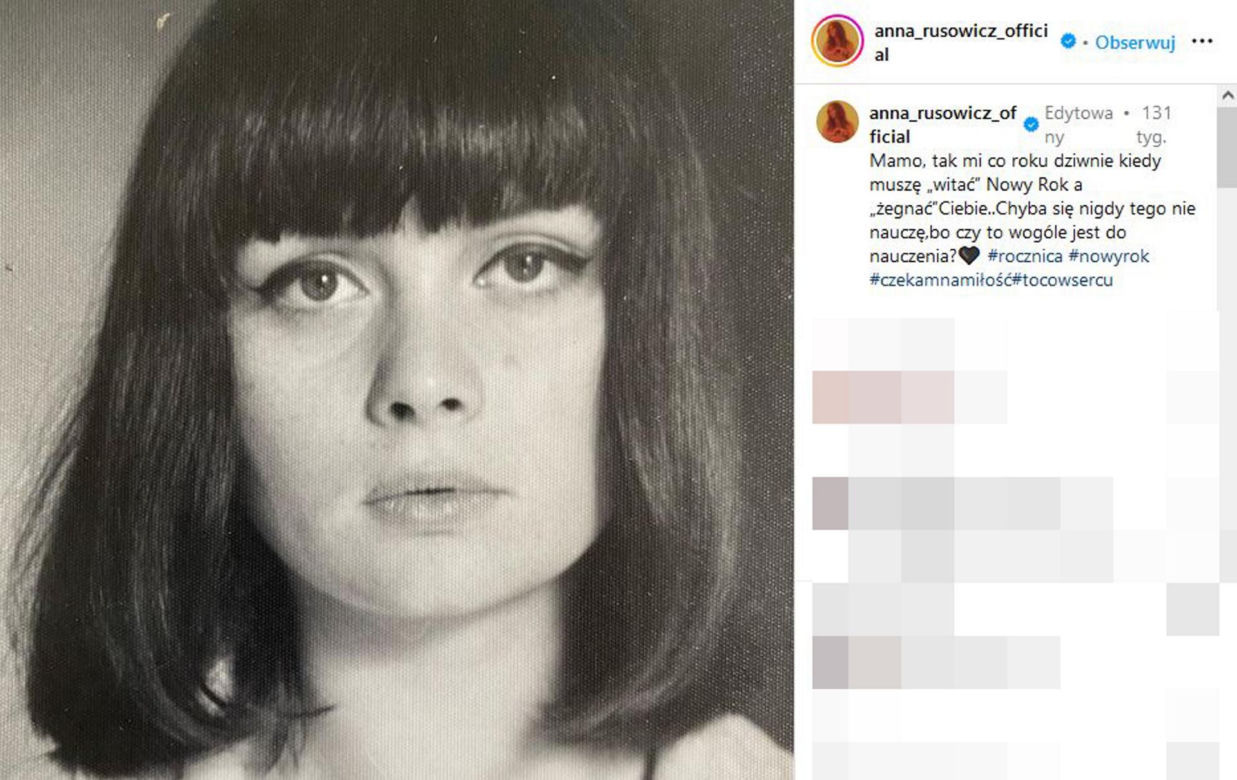 Ania Rusowicz poszła w ślady słynnej mamy