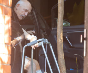 Janusz Korwin-Mikke po wyjściu ze szpitala