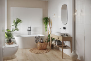 Płytki łazienkowe inspirowane najnowszymi trendami w designie. Oto 16 unikatowych kolekcji