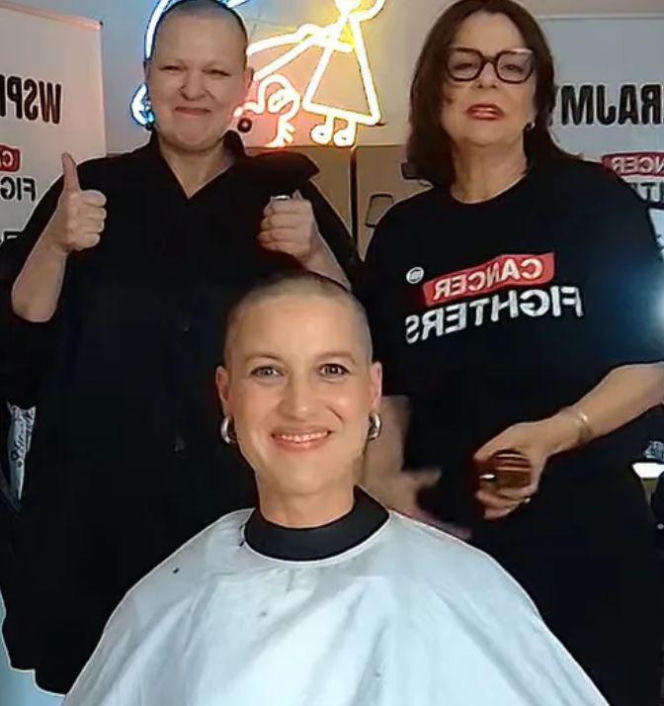 Gwiazdy zgoliły włosy w szczytnym celu