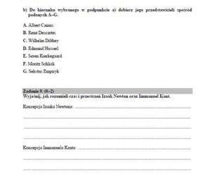 Matura próbna 2020 - filozofia