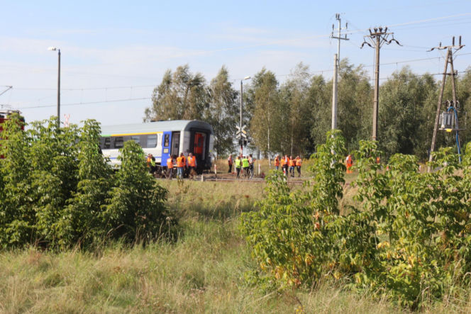 Miejsce katastrofy kolejowej. Pasażerowie opowiedzieli nam, co działo się tuż po zderzeniu z ciężarówką