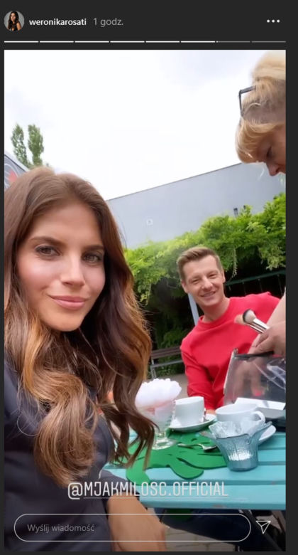 M jak miłość po wakacjach 2020. Anka (Weronika Rosati), Paweł (Rafał Mroczek)