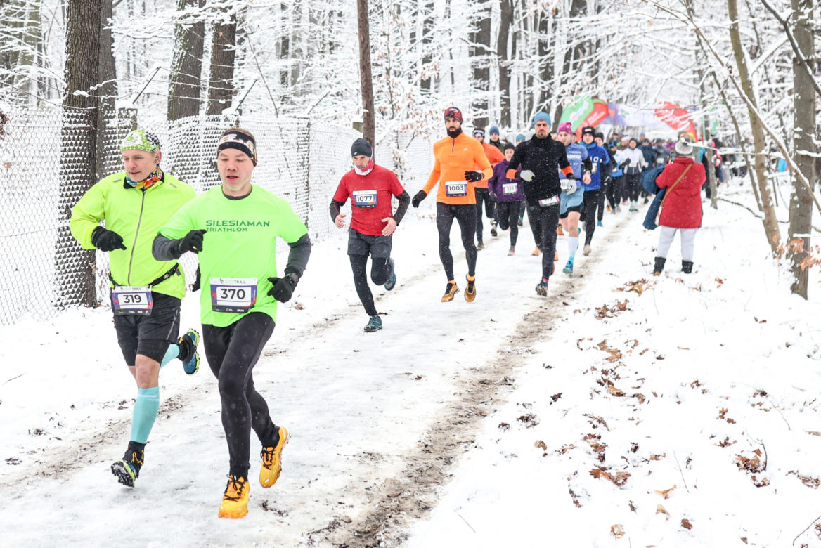 Za nami kolejny bieg z cyklu City Trail w Katowicach w pięknej, zimowej aurze